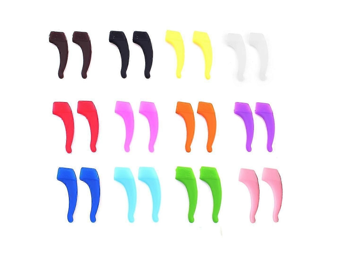 12 pares de ganchos antideslizantes para gafas, gafas de sol y accesorios para gafas graduadas GOKOCO