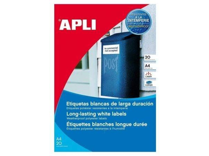 Etiquetas Adhesivas APLI 15087 Blancos