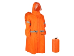 Poncho Impermeable Con Capucha Y Reflectantes Para Adultos, Chaqueta De Lluvia Outdoor Con Cubrebolsas