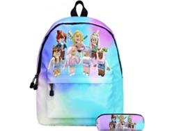Conjunto De 2 Piezas: Mochila Infantil Con Diseño De Dibujos Animados Y Estuche Para Lápices, Ideal Para La Escuela, Viajes, Acampadas Y Como Regalo.