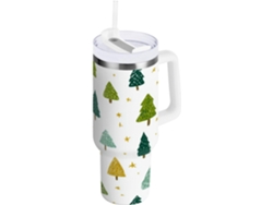 Árbol Navidad Vaso Botella Taza Acero Inoxidable - Vaso Térmico Portátil