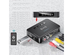 Receptor Bluetooth 5.0 Yougangnfc, transmisor FM Bluetooth, adaptador Bluetooth tres en uno para computadora Rosewell