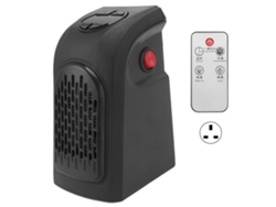 Calefactor Eléctrico Portátil De Pared Ptc De 400 W Con Termostato Inteligente Y Mando A Distancia, 220 V (reino Unido)