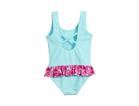 Traje UV de Niña PLAYSHOES Bañador Pieza Protección Azul (4/5 años)