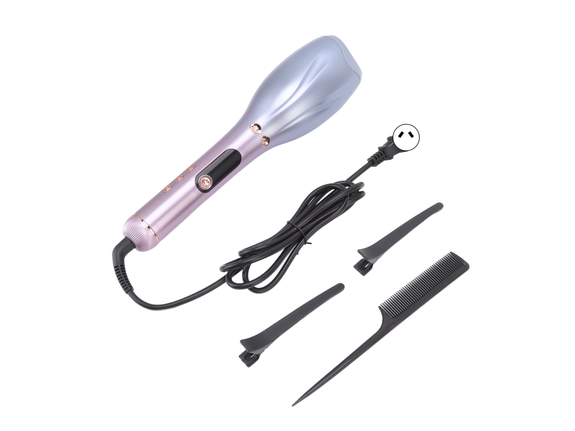 Plancha De Rizado Automático Tipo Rosa Con Infrarrojos Para Peinado 110‑240v Enchufe Au