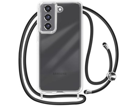 Funda con Cordón para Samsung Galaxy S21+/S21 AVIZAR Acrílico Transparente