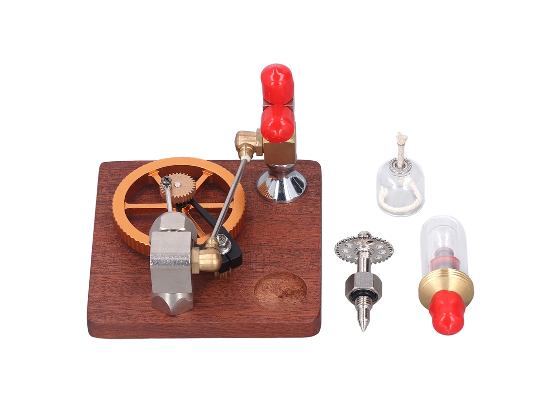 Juguete generador de electricidad con motor Stirling ajustable