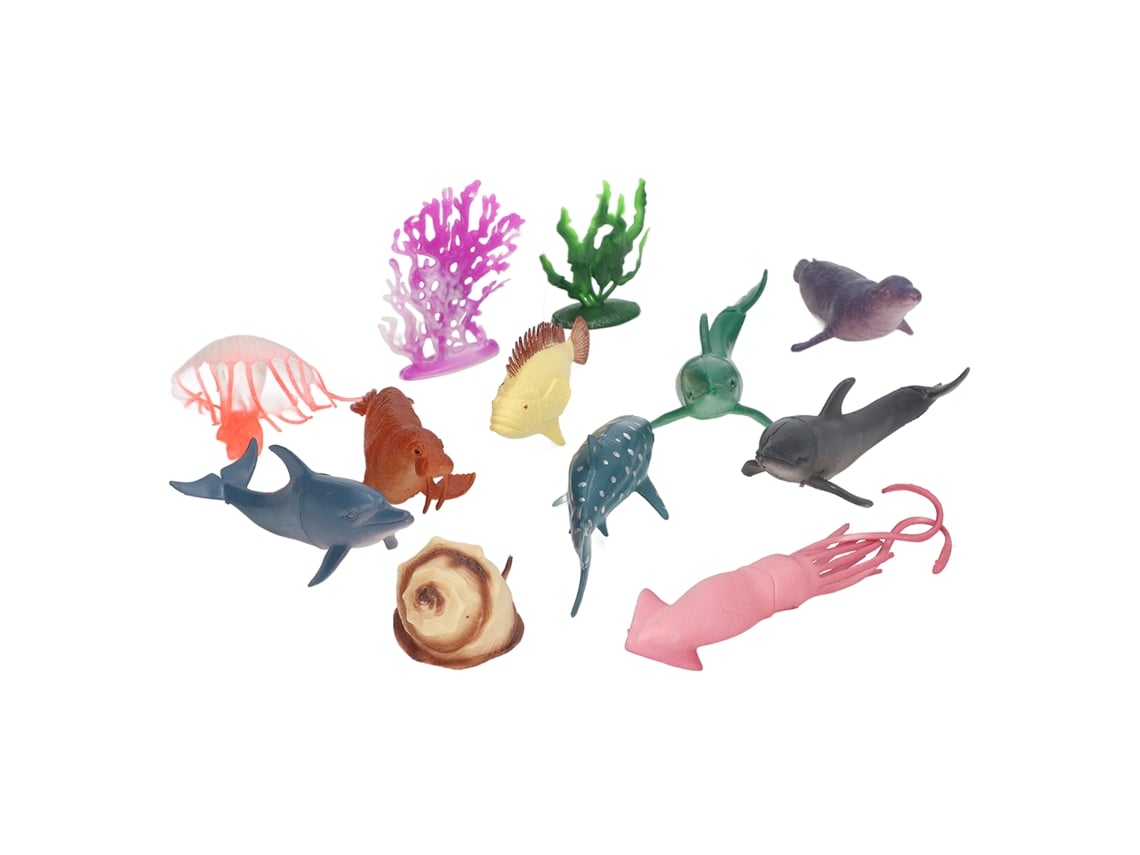 2026-figuras De Animales Marinos Para Niños, 12pcs Modelos Educativos De Animales Oceánicos De Plástico Seguro