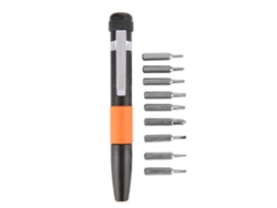 Destornillador Multibit Profesional 10 En 1 Para Reparación, Modelo 8809c, Fabricado En Acero Cromo-vanadio.