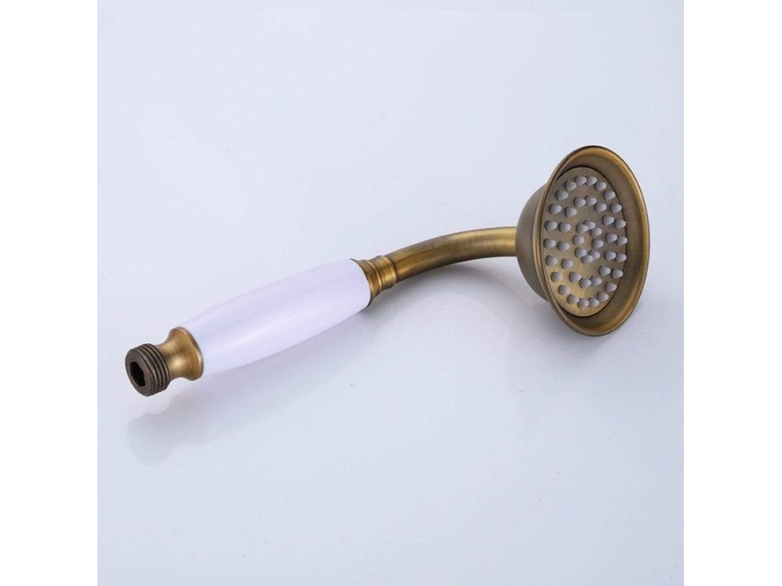 03, Ducha De Mano De Bronce Antiguo Con Soporte De Cobre