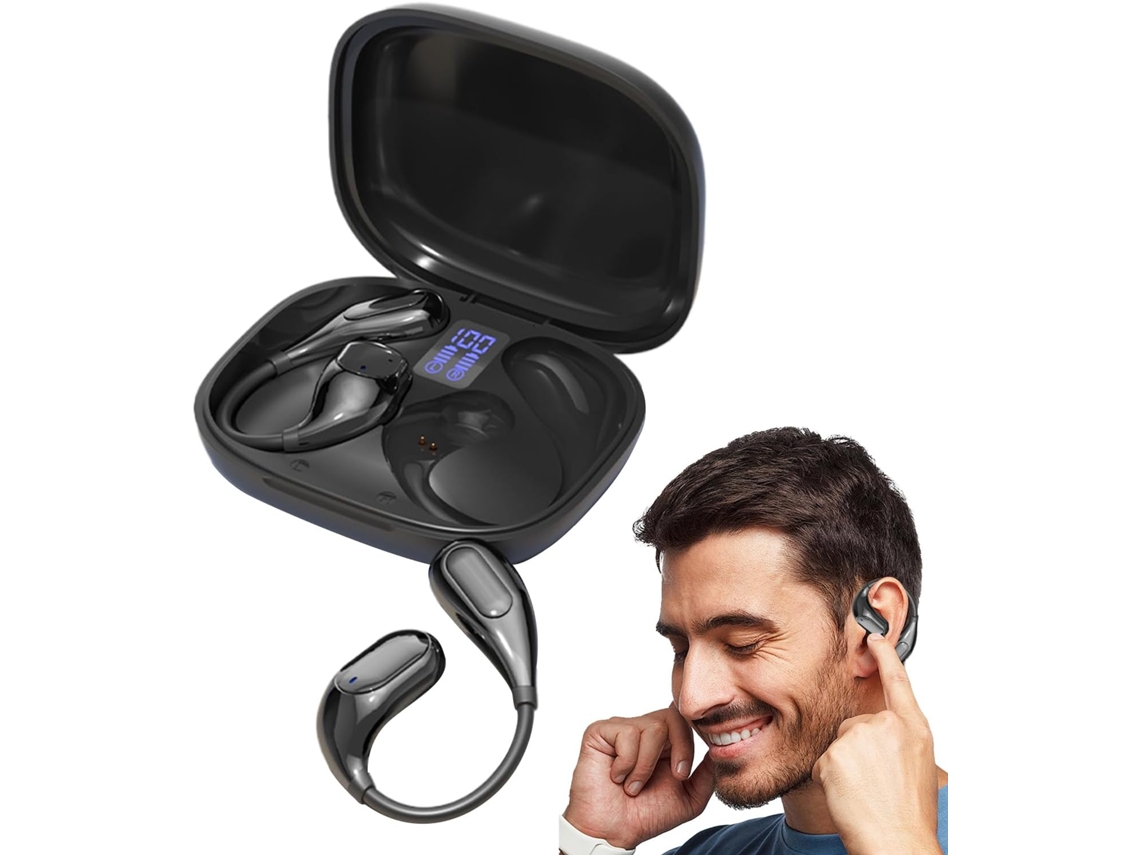 Auriculares Con Cable, Auriculares Deportivos Abiertos Para Correr | Estéreo