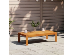 Mesa de jardín 100x50x27 cm madera de acacia suave Dkd Home Decor