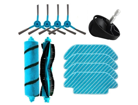 Para cecotec conga 4090 5090 6090 kit de reposição escova lateral pano esfregão