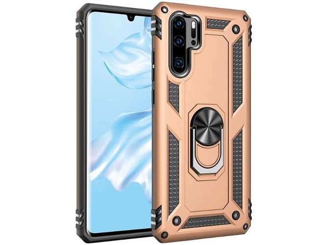 Carcasa Huawei Mate 20 Pro Soporte Dorado