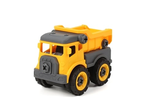 Tornillo Modelo de Coche Camión Excavadora Desmontaje Juguete Carro de Volteo