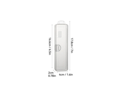 Estuche portátil de plástico para cepillos de dientes, estuche de viaje con tapa transparente, ideal para el cuidado bucal en cualquier lugar. Viewleaf