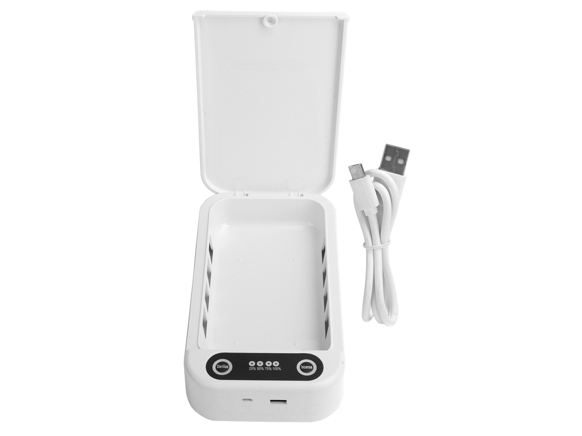 Estuche Multifuncional De Limpieza Uv Con Luz Ultravioleta Para Teléfonos Móviles Y Accesorios, Abs Con Puerto De Carga.