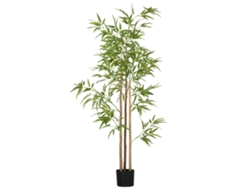 Árbol de bambú artificial, de 180 cm de altura, con maceta, para decoración de interiores, muy realista.