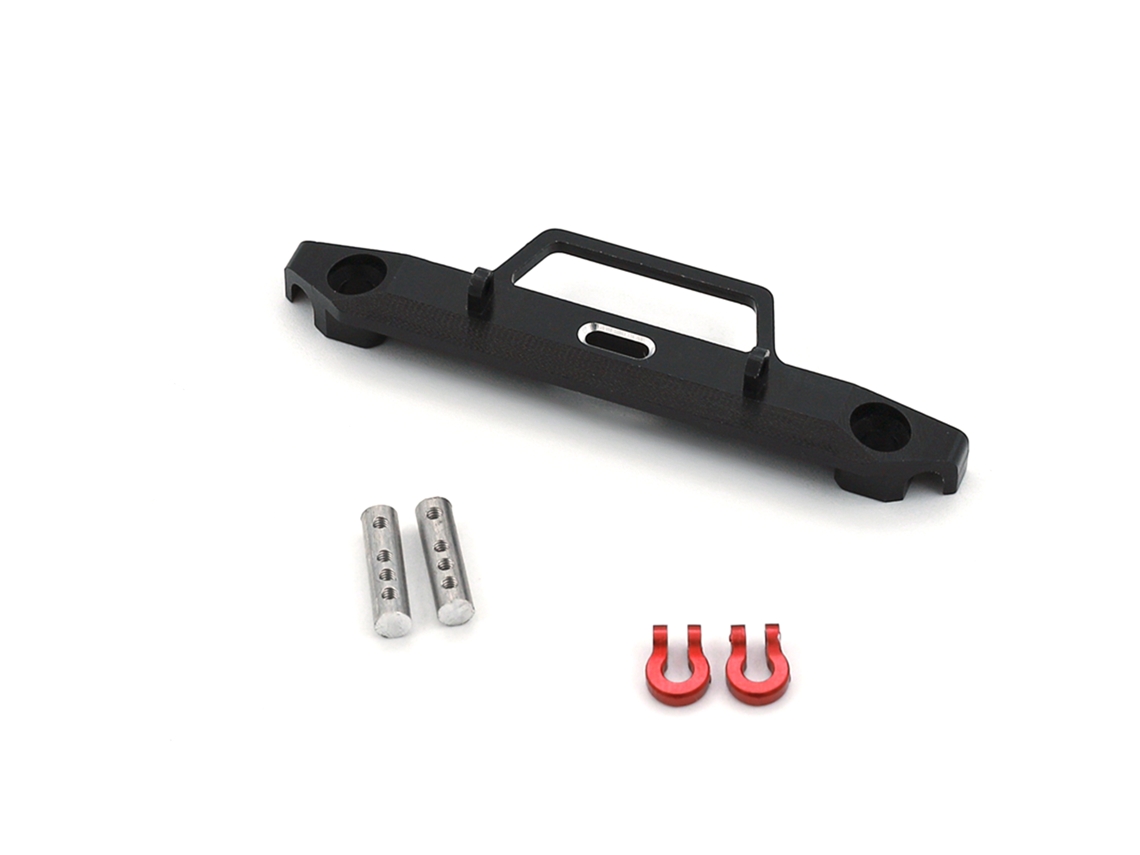 Parachoques Delantero De Aleación De Aluminio Compatible Con El Coche Rc A Escala 1/24 Axial Scx24 90081 (accesorio)