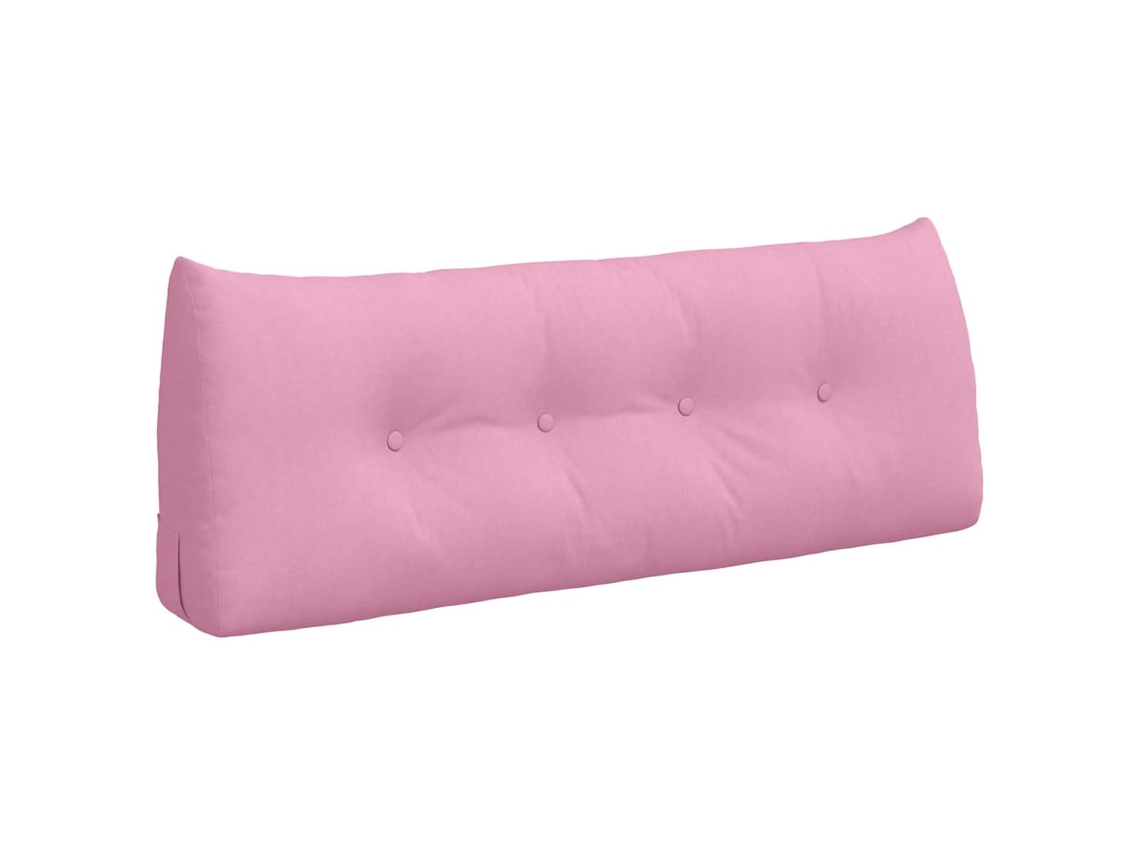 Cojín De Espalda Rosa 120 X 24 X 50 Cm Tela