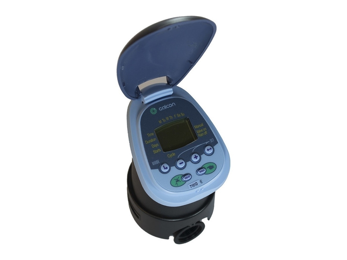Programador Galcon 7101 con válvula 1”. IP 68. Programador de Riego Galcon 7001 IP-68 a Pilas Válvula hidráulica 1”– Totalmente Sumergible –