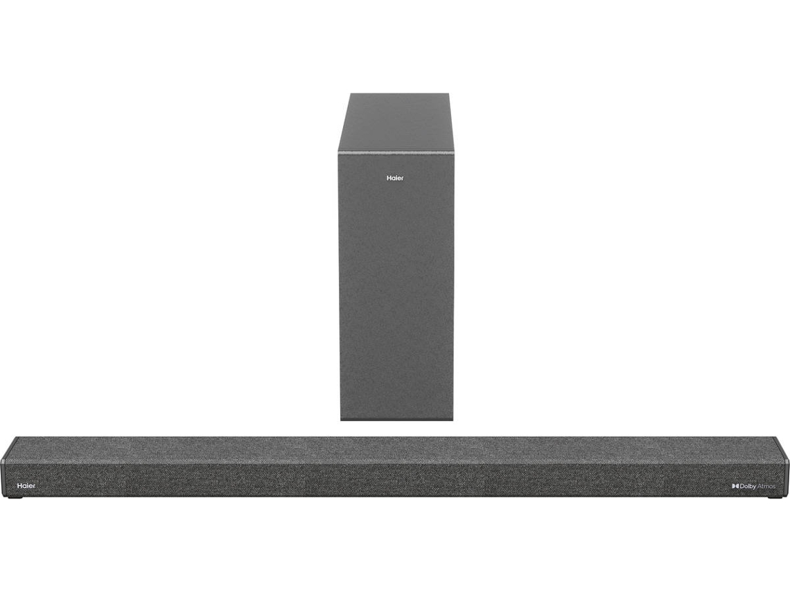 Soundbar HAIER HSD210K6 (2.1 Canales - 120W - Subwoofer Inalámbrico)