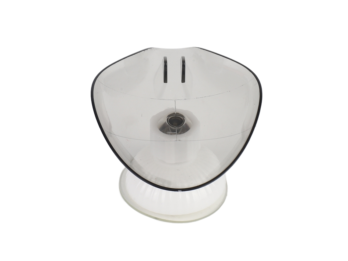 Jabonera De Baño Ajustable Con Fuerte Succión Para Jabón, Esponja Y Forma De Bola - Acero Gris