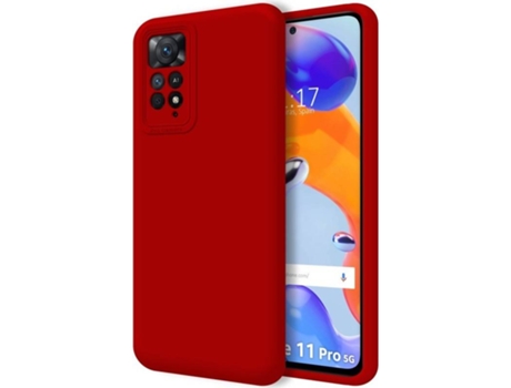 Carcasa Xiaomi Redmi Note 11 Pro TUMUNDOSMARTPHONE Silicona Líquida Rojo