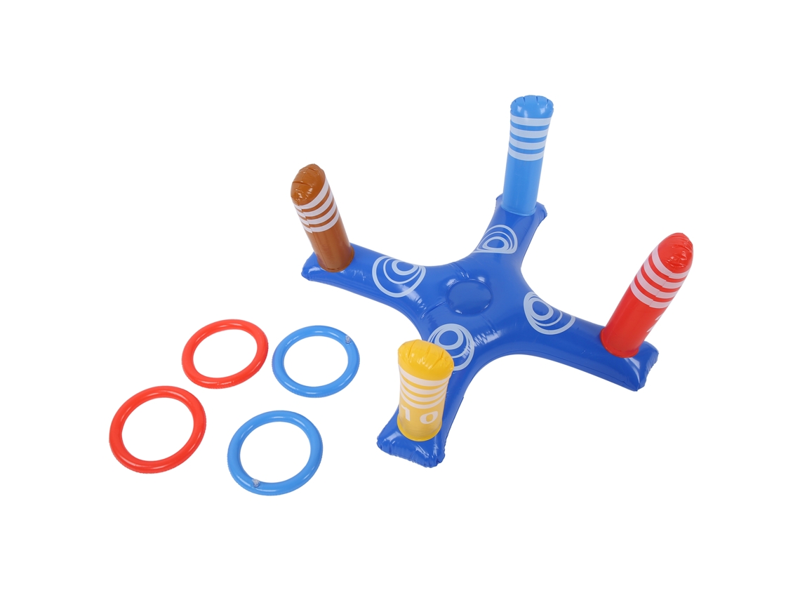 Ats-juego De Lanzamiento Inflable Para Piscina Juego Flotante De Verano Accesorios De Fiesta Azul