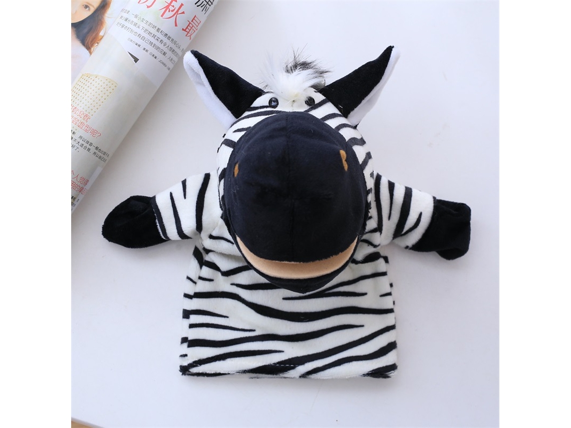 Animales de juguete Muñeca cebra, Muñeca de peluche, Boca abierta Interactiva