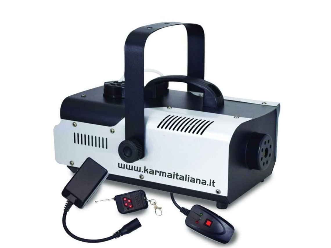 Máquina de humo Karma DJ902 Fogger de 900 W con controles remotos y capacidad de 1 l