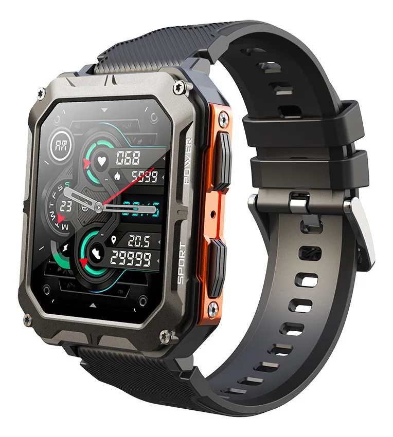 Reloj inteligente militar resistente para exteriores Vayotoy para hombre