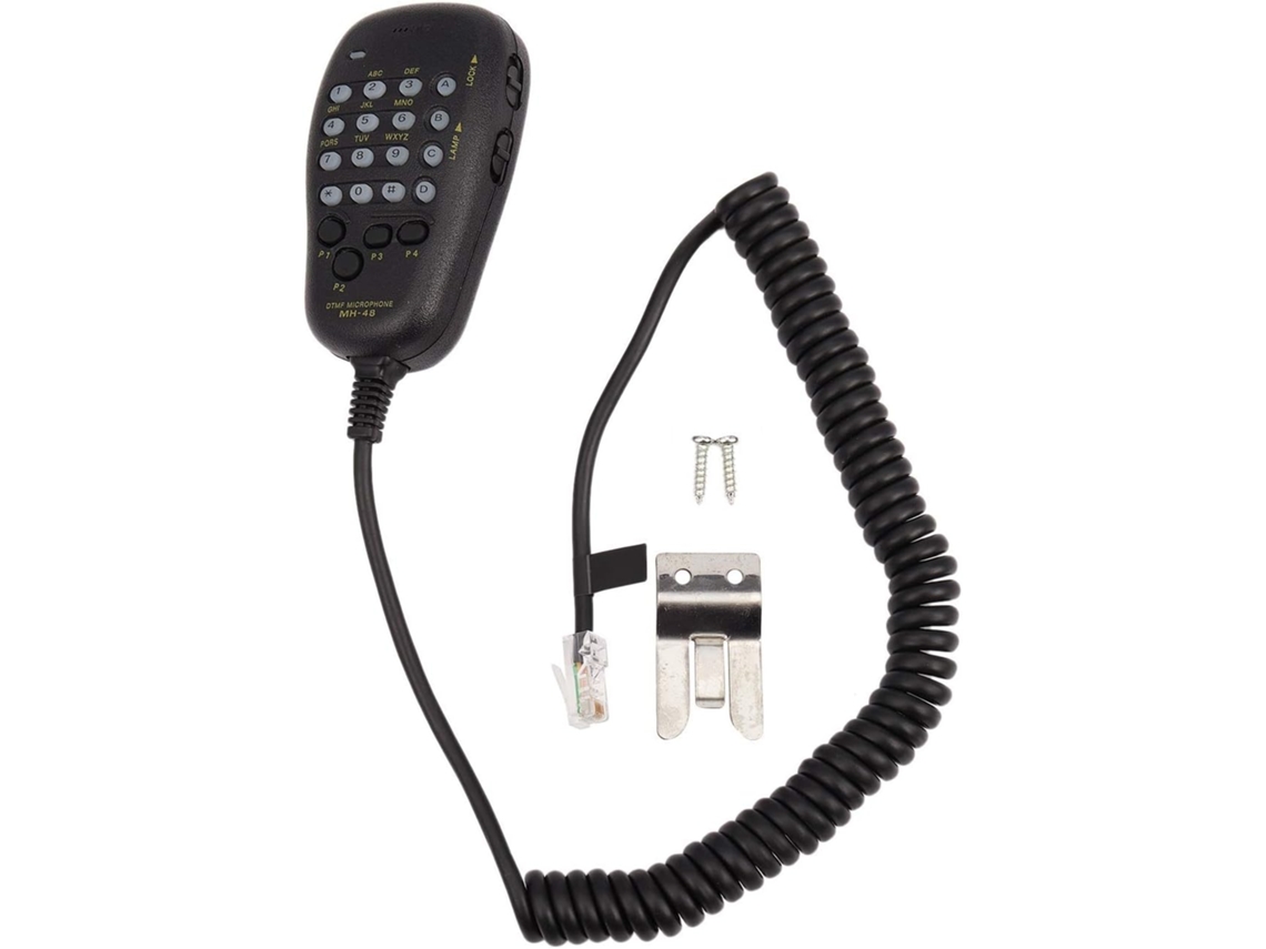 Micrófono De Mano Dtmf-48a6j Con Conector Rj-45 Para Radios Ft-8900, Ft-2800m Y Ot8g.