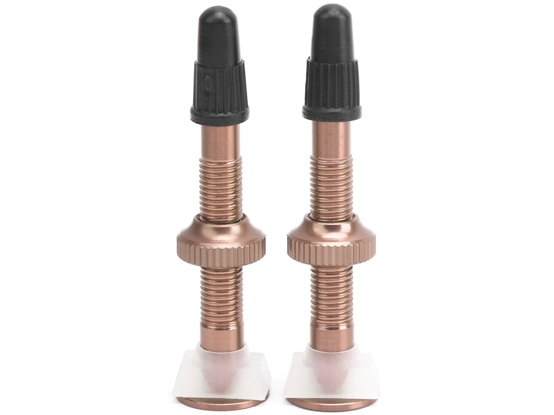 1 Par De Válvulas Presta Extendidas De 52 Mm Para Bicicletas De Montaña Sin Cámara
