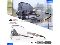 (modelo Fotocromático 7) Gafas De Ciclismo Unisex, Protección Uv400