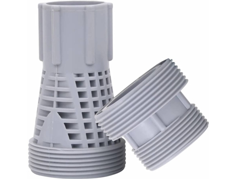 vidaXL Conectores de manguera de piscina 2 piezas plástico