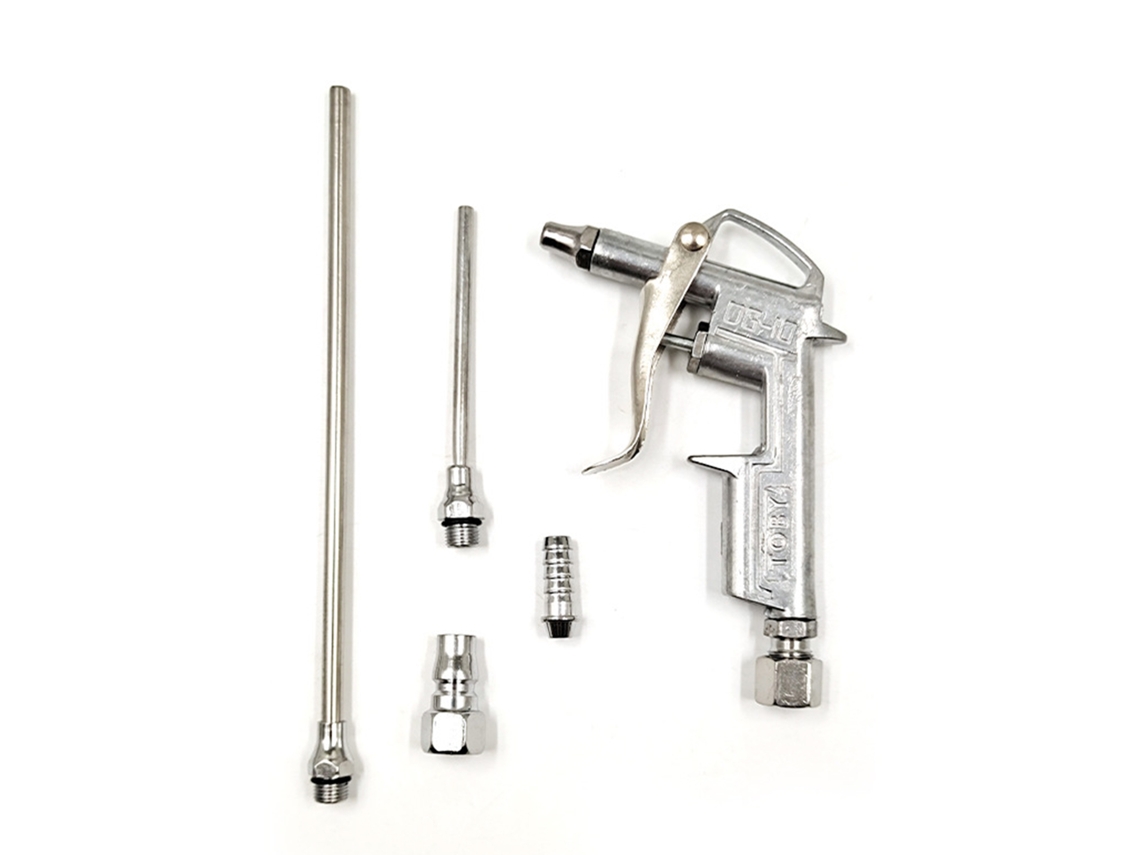 Kit de minipistola de aire de 5 piezas para limpieza de polvo con boquillas y conectores