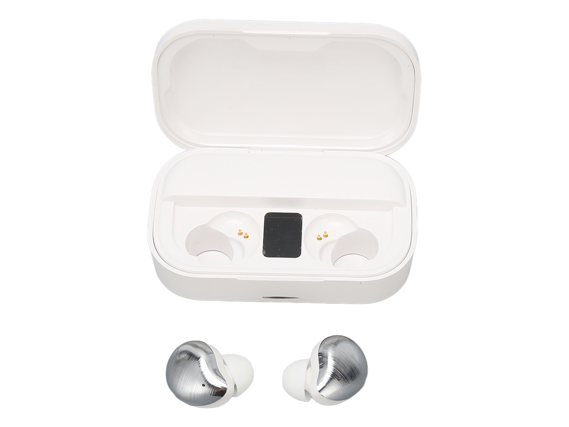 Fones De Ouvido Bluetooth Sem Fio Estéreo Cancelamento De Ruído À Prova D'água Com Estojo De Carregamento E Display De Energia Digital