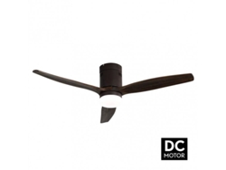 Ventil 18w Dc Aguilon Marron 3 Aspas Roble 5 Velocidades con mando Temporizador 34x132 D FABRILAMP