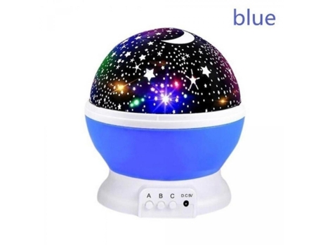 Proyectores LED Luna cielo estrellado luz nocturna giratoria con batería lámpara de noche lámparas para niños habitaciones de bebés Lámparas decora...