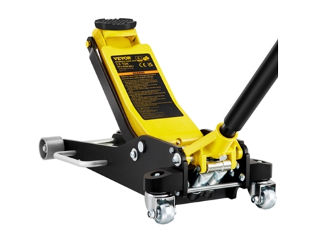 VEVOR Jack de bajo perfil de 2,5 toneladas, jack de funcionamiento de aluminio y acero, bomba de elevación rápida de doble pistón, rango de elevaci...