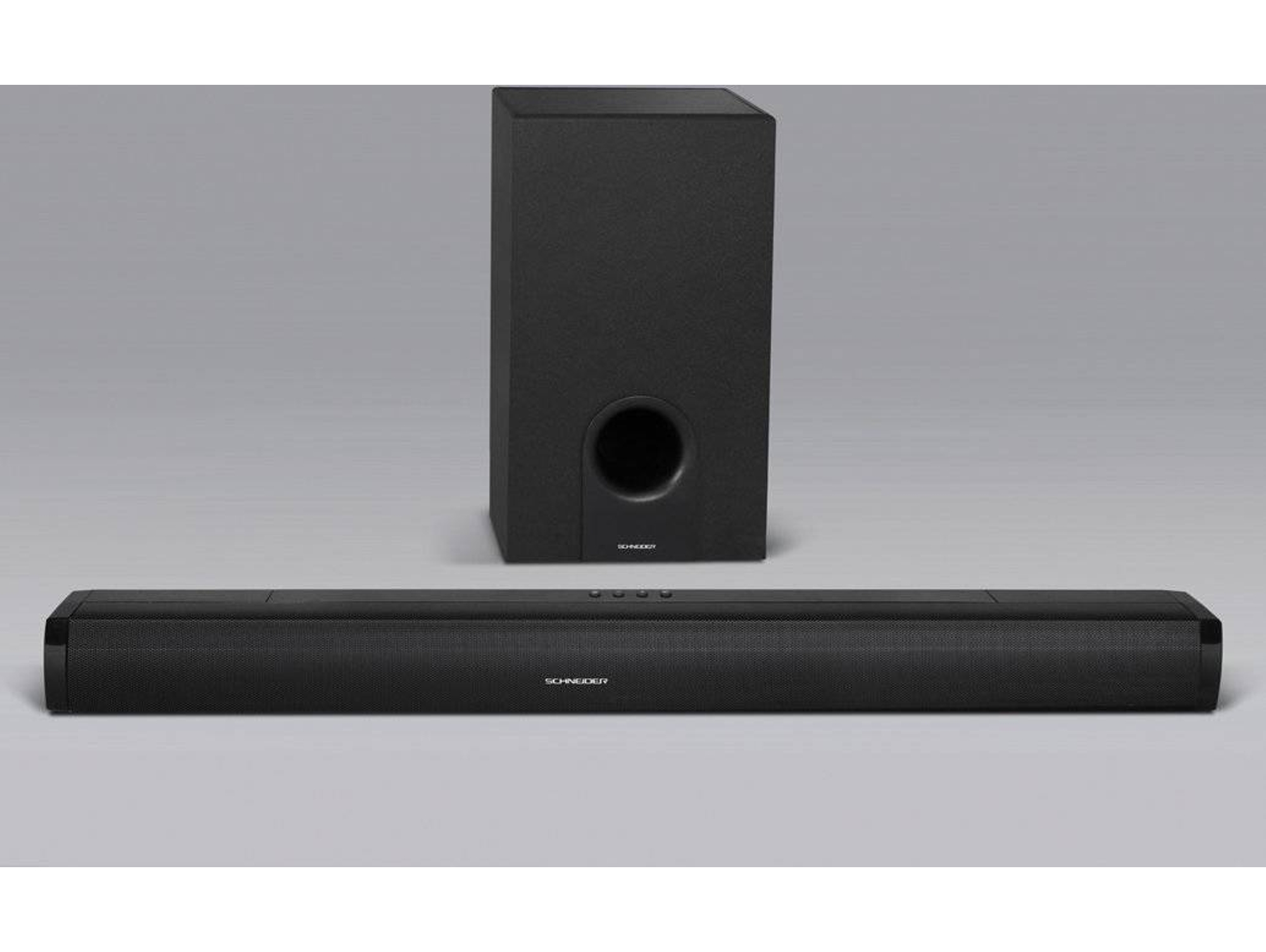 Barra de Sonido SCHNEIDER Groove Theater 800 (2.1 - 180 W - Subwoofer ...
