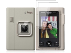 Protetor de Ecrã para Fujifilm Instax Liplay Plus Película Pet para Lentes e Vidro Temperado para Câmeras CUICH (2 Pack)