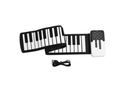 Piano Enrollable De 49 Teclas Con Altavoz, Teclado Electrónico Flexible Para Entretenimiento Y Viajes.