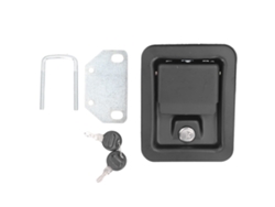 Cerradura Para Caja De Herramientas De Camión De Hierro De 140x108 Mm Con 2 Llaves