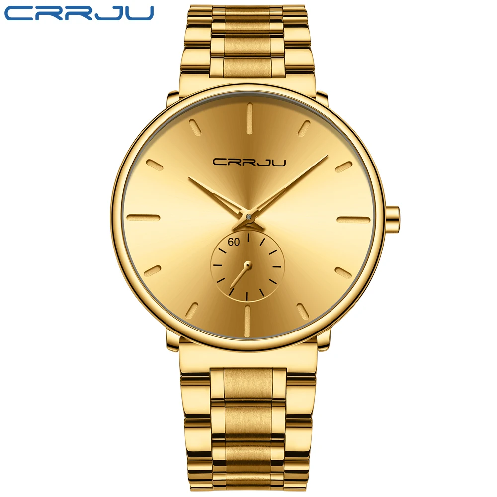 Reloj deportivo militar dorado para hombre, reloj de acero resistente al agua para hombre.