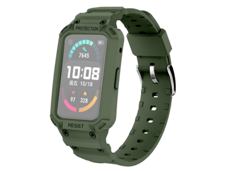 Correa TPU + PU ajustable para Huawei Watch Fit/Honor - verde intenso