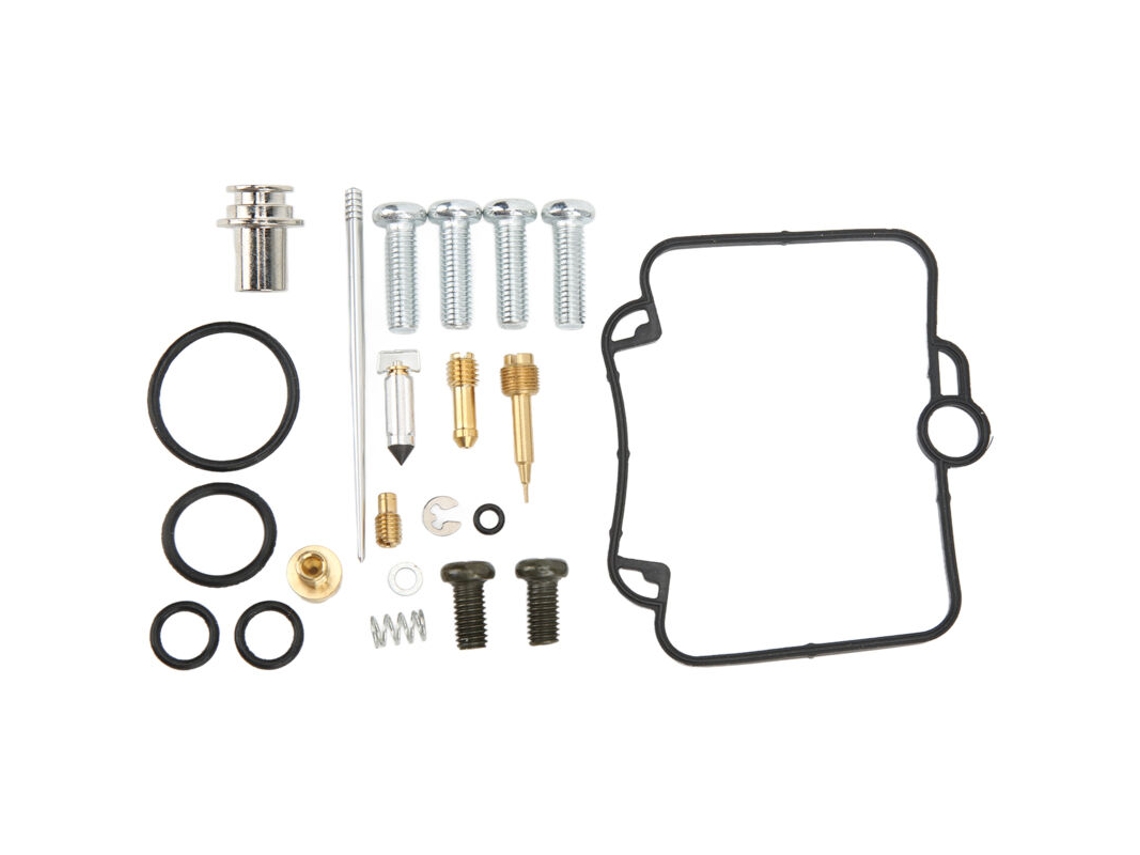 Kit de reparación de carburador de 22 piezas para Polaris Scrambler 500 2x2/4x4 (1997-2008). Materiales: Latón y caucho.