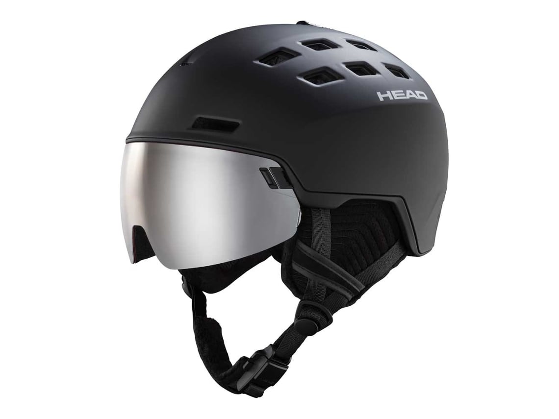 Casco HEAD Capacete Radar Visor Preto XS-S / Silver-Red/CAT2
