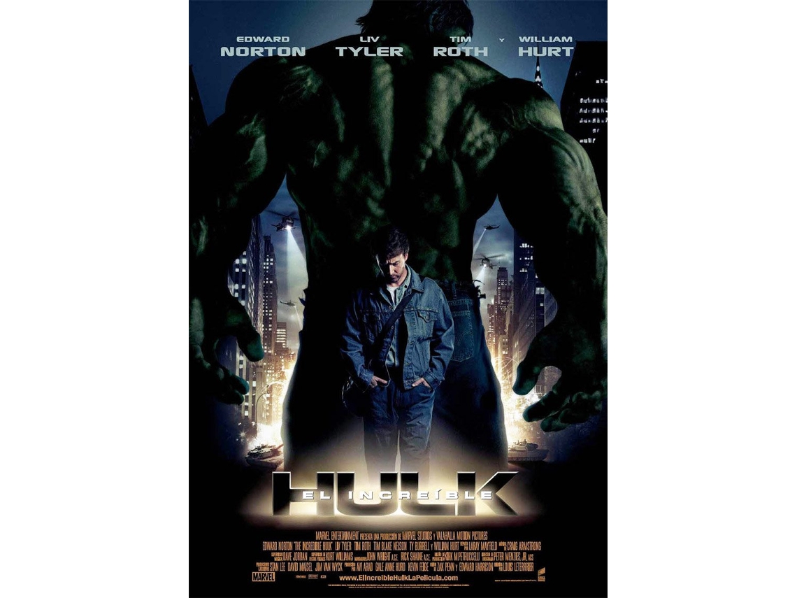 COLUMBIA DVD EL INCREIBLE HULK 1DISCO